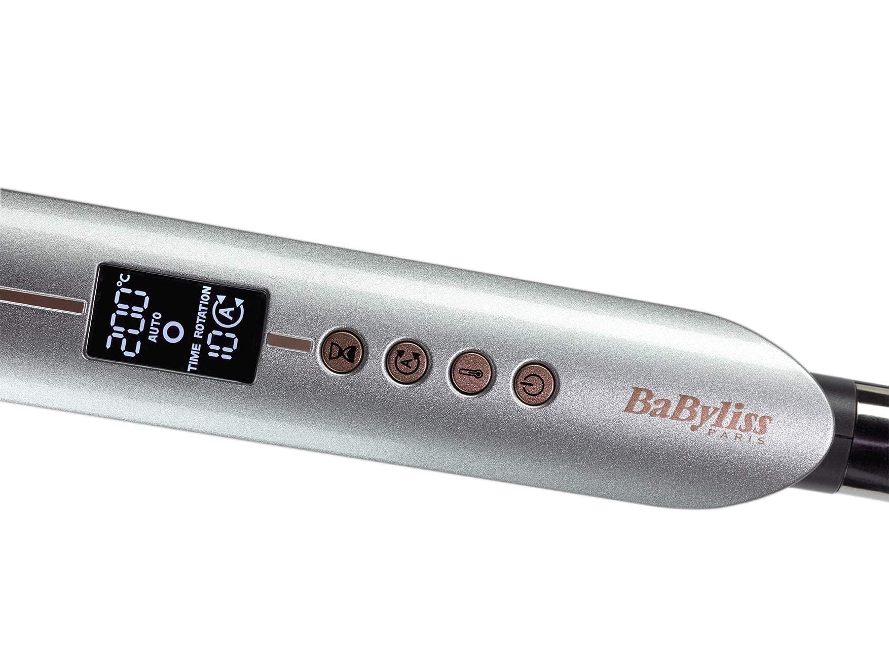 BaByliss Hair Curler| Auto Curling Technology For Effortless Curls| Optimum Ionic And Ceramic Technology| Fast And Efficient Curling Performance & Salon-quality Results At Home | C1600SDE(Silver ) BaByliss Hair Curler| Auto Curling Technology For Effortless Curls| Optimum Ionic And Ceramic Technology| Fast And Efficient Curling Performance & Salon-quality Results At Home | C1600SDE(Silver )